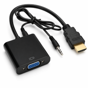 Adaptador HDMI a VGA+Audio